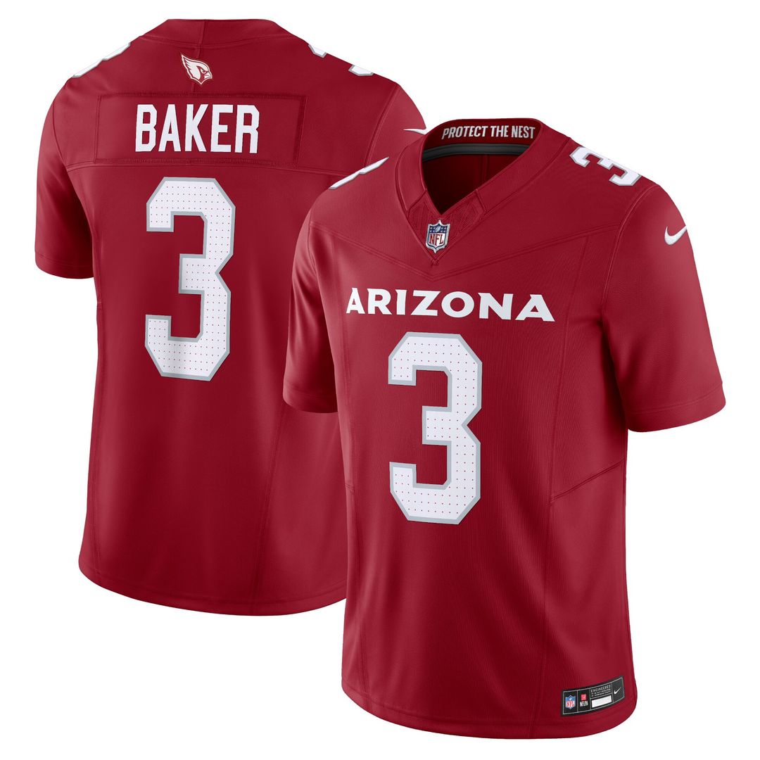 Budda Baker Arizona Cardinals Nike Vapor F.U.S.E. Limited Jersey - Cardinal Official NFL Team Apparel Football Fan Gear