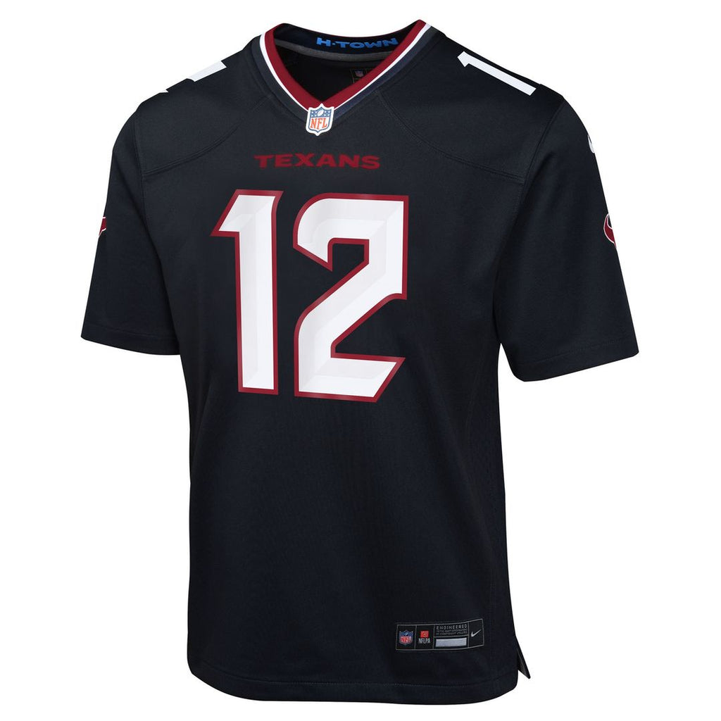 Nico Collins Houston Texans Nike Youth Team Game Jersey - Navy Official NFL Team Apparel Football Fan Gear