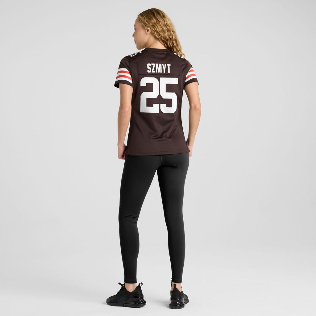 Andre Szmyt Cleveland Browns Nike Women's Team Game Jersey - Brown Official NFL Team Apparel Football Fan Gear