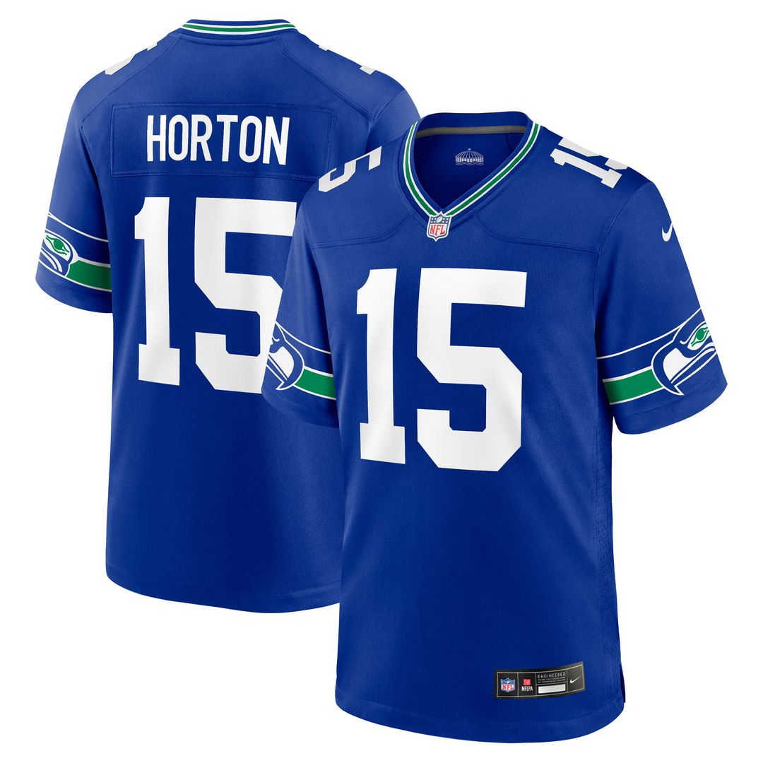 Tory Horton Seattle Seahawks Nike Team Game Jersey - College Navy Official NFL Team Apparel Football Fan Gear