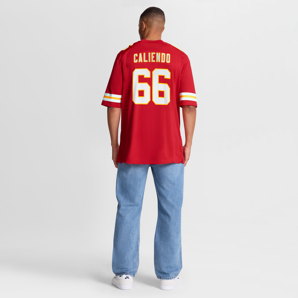 Mike Caliendo Kansas City Chiefs Nike Game Player Jersey - Red Official NFL Team Apparel Football Fan Gear