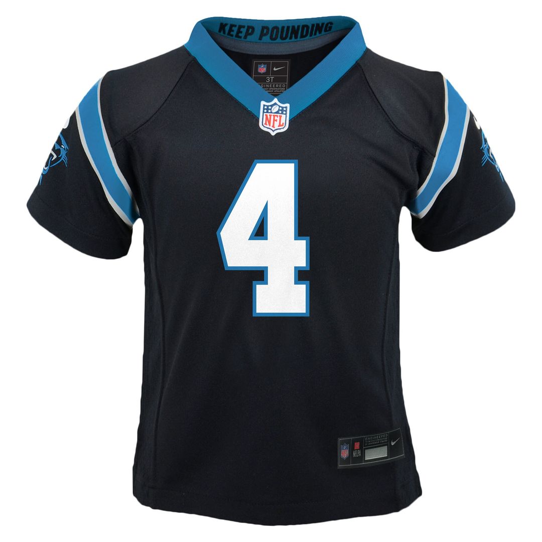 Tetairoa McMillan Carolina Panthers Nike Toddler Game Jersey - Black Official NFL Team Apparel Football Fan Gear