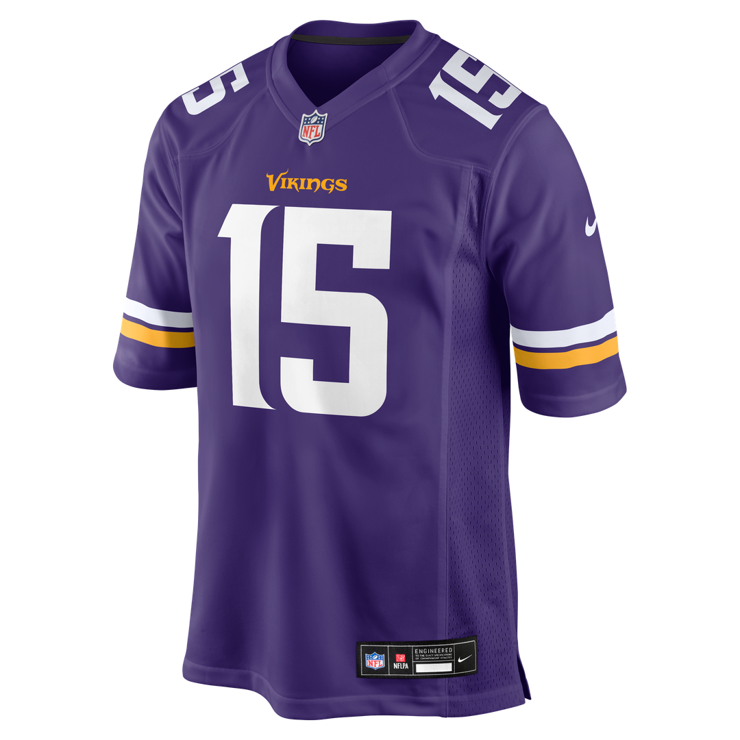 Dallas Turner Minnesota Vikings Nike Player Game Jersey - Purple Official NFL Team Apparel Football Fan Gear