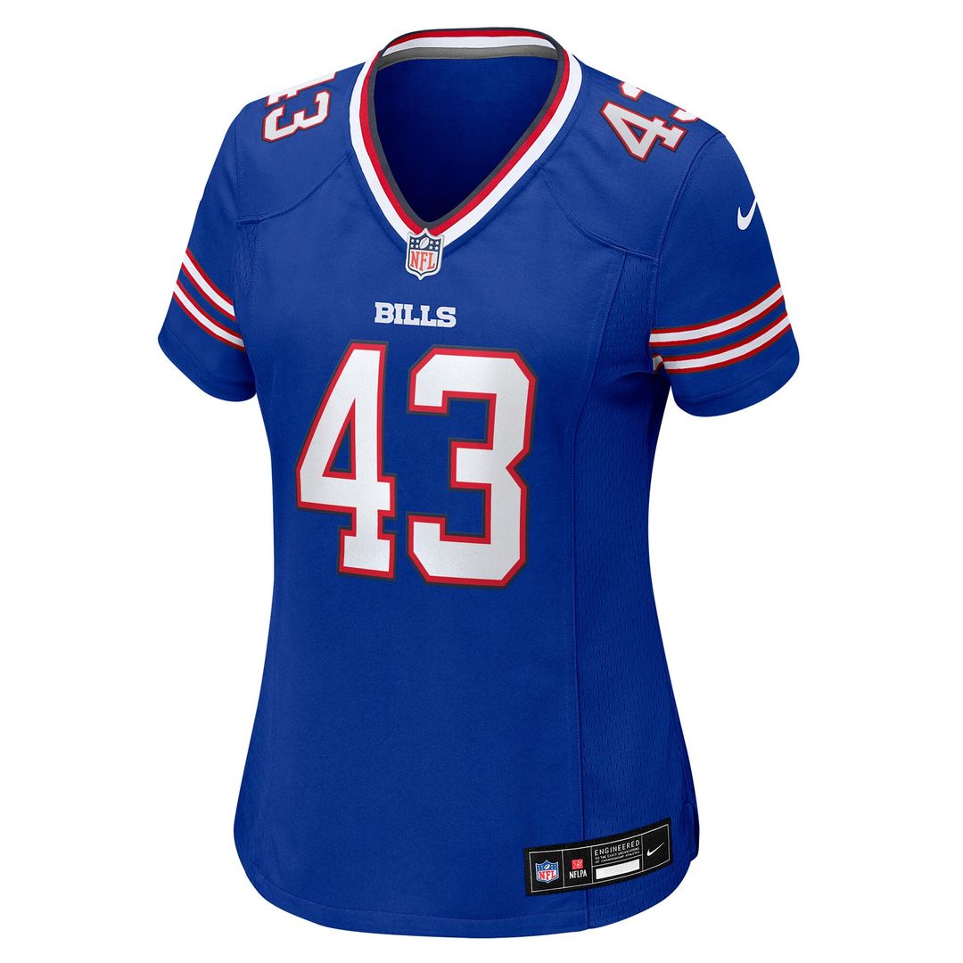 Dorian Strong Buffalo Bills Nike Women's Team Game Jersey - Royal Official NFL Team Apparel Football Fan Gear