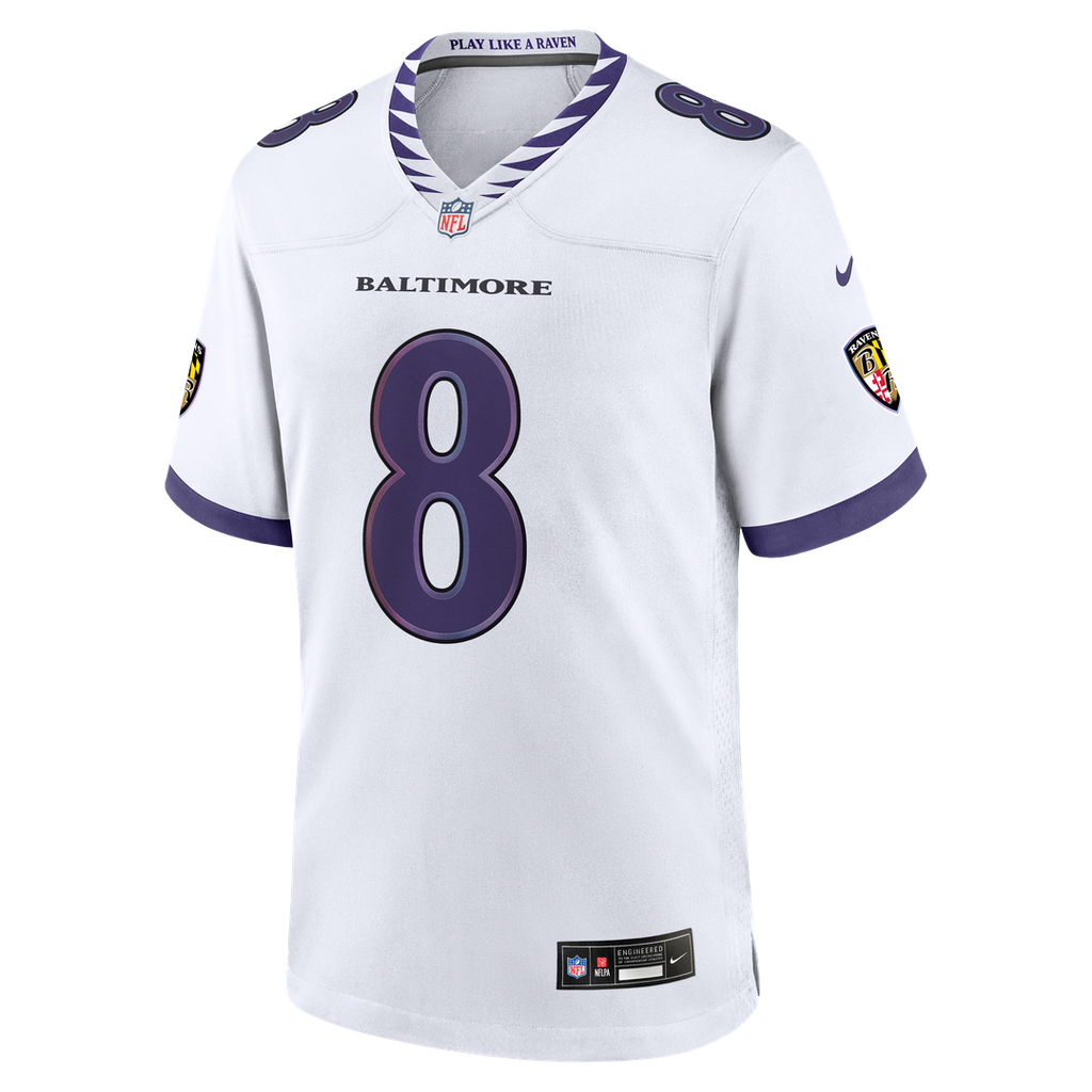 Lamar Jackson Baltimore Ravens Nike Alternate Game Jersey - Purple Official NFL Team Apparel Football Fan Gear