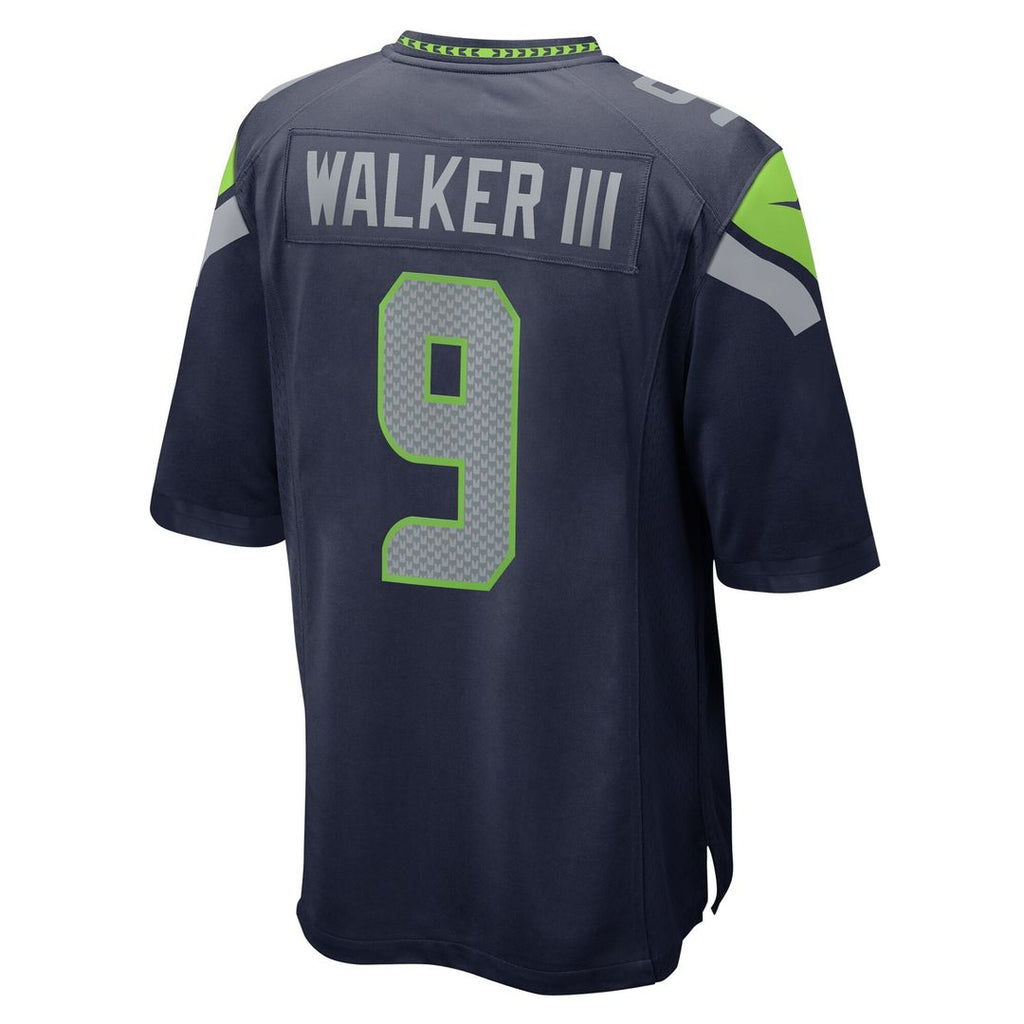 Kenneth Walker III Seattle Seahawks Nike Team Game Jersey - College Navy Official NFL Team Apparel Football Fan Gear