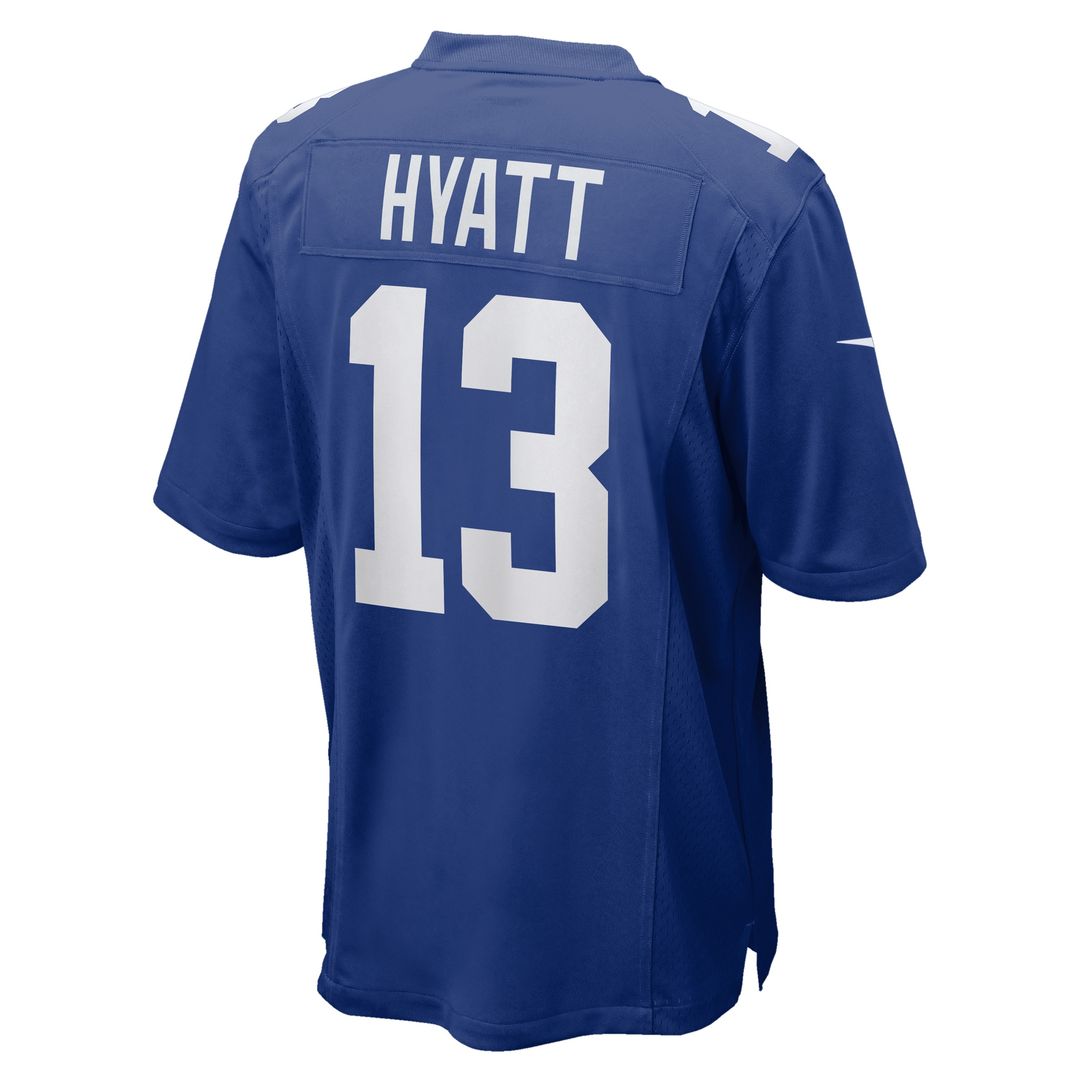Jalin Hyatt New York Giants Nike Team Game Jersey - Royal Official NFL Team Apparel Football Fan Gear