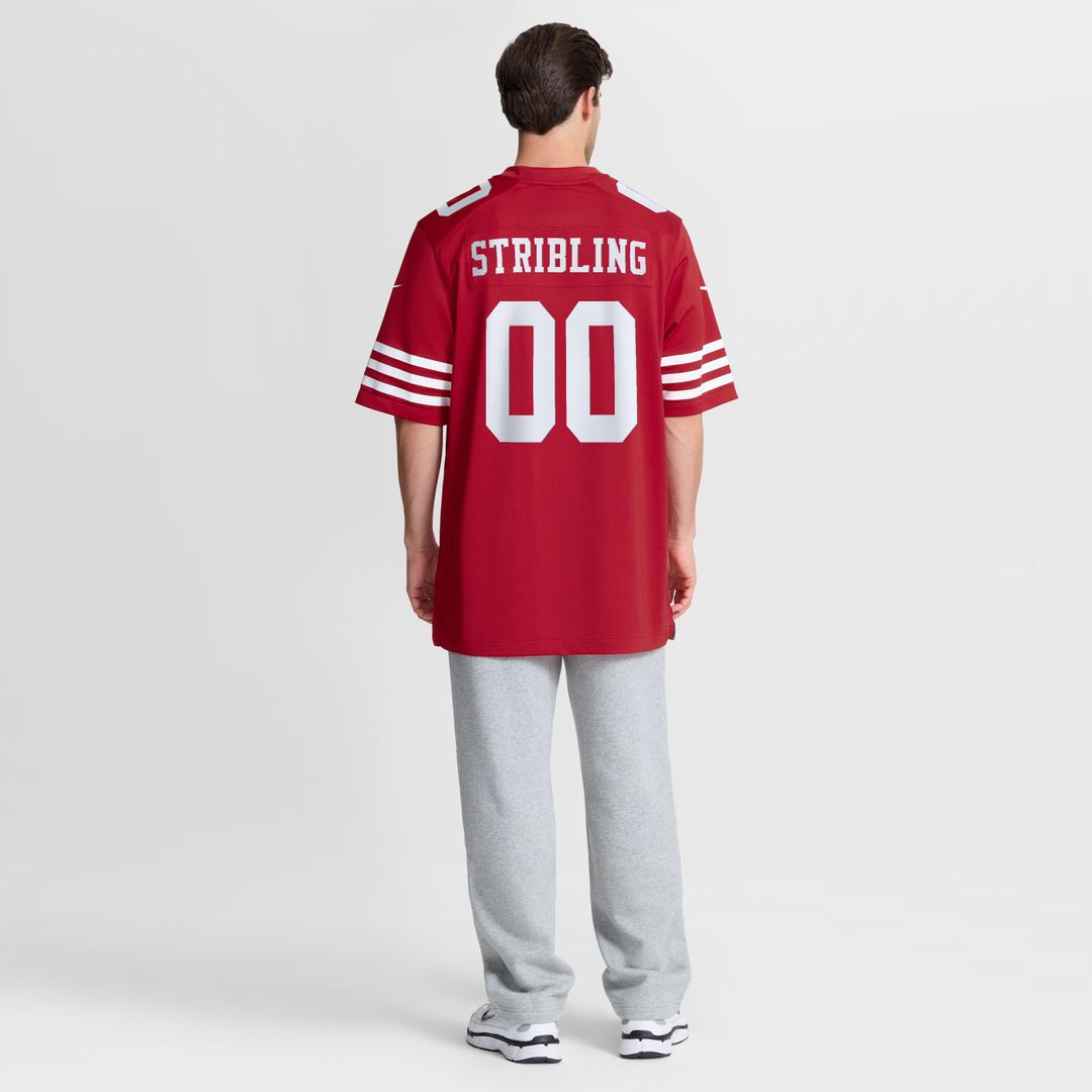 De'Zhaun Stribling San Francisco 49ers Nike Game Jersey - Scarlet Official NFL Team Apparel Football Fan Gear