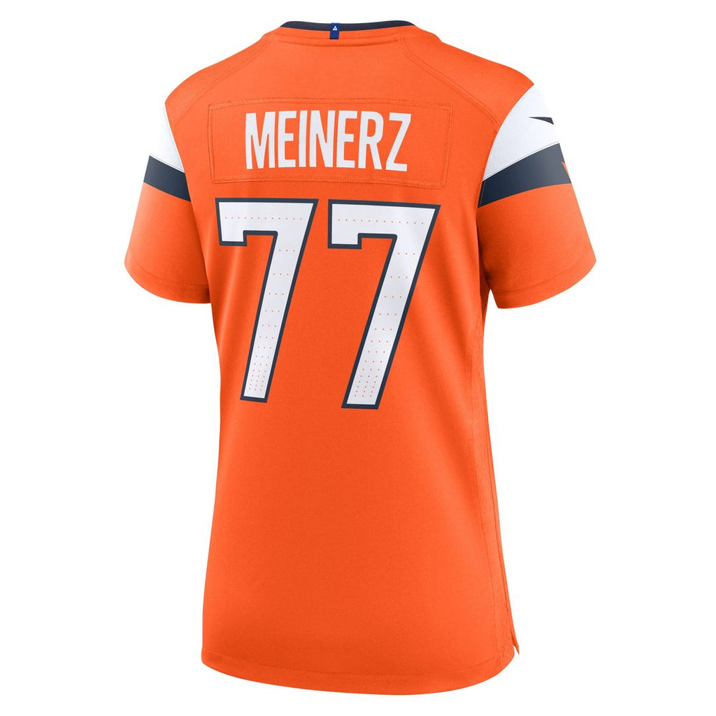 Quinn Meinerz Denver Broncos Nike Women's Team Game Jersey - Orange Official NFL Team Apparel Football Fan Gear