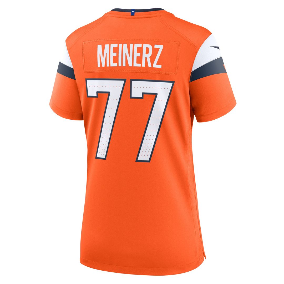 Quinn Meinerz Denver Broncos Nike Women's Team Game Jersey - Orange Official NFL Team Apparel Football Fan Gear
