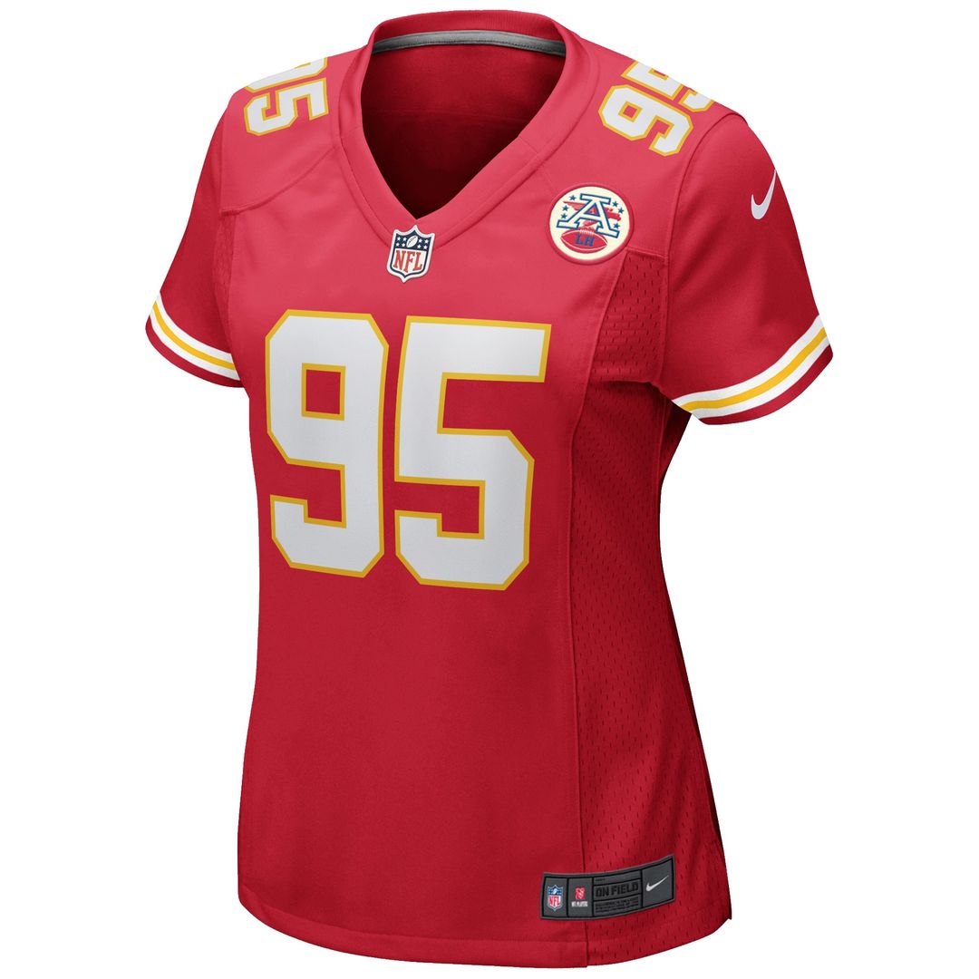 Chris Jones Kansas City Chiefs Nike Women's Game Jersey - Red Official NFL Team Apparel Football Fan Gear