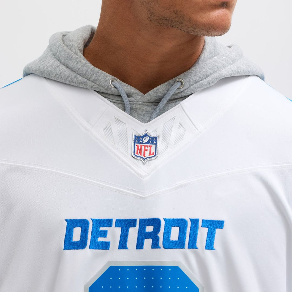 Jahmyr Gibbs Detroit Lions Nike Vapor F.U.S.E. Limited Jersey - White Official NFL Team Apparel Football Fan Gear