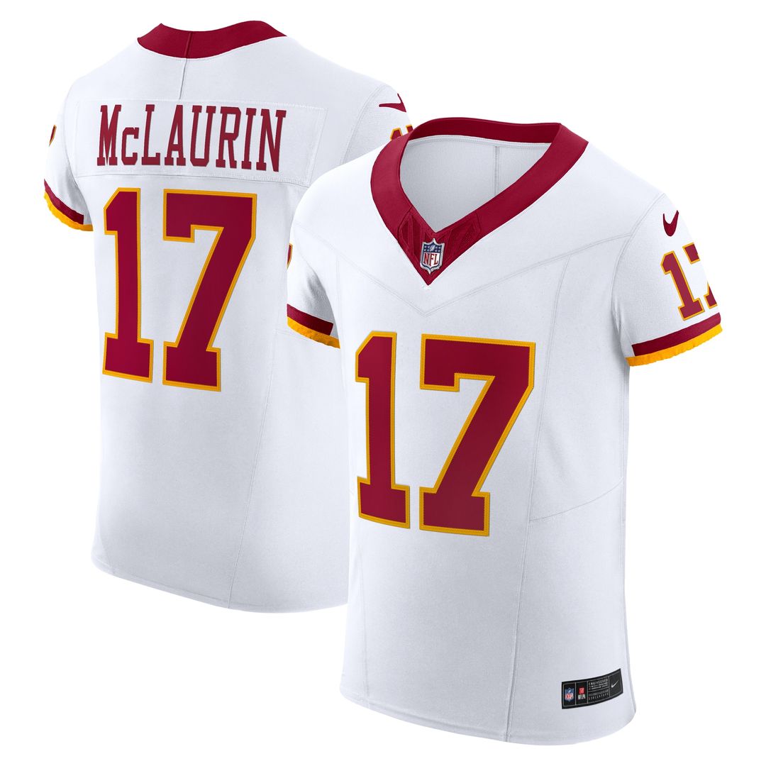 Terry McLaurin Washington Commanders Nike Alternate 2 Super Bowl Era Vapor F.U.S.E. Elite Jersey - White Official NFL Team Apparel Football Fan Gear