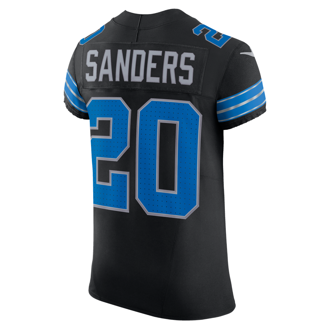 Barry Sanders Detroit Lions Nike Alternate Vapor F.U.S.E. Elite Jersey - Black Official NFL Team Apparel Football Fan Gear