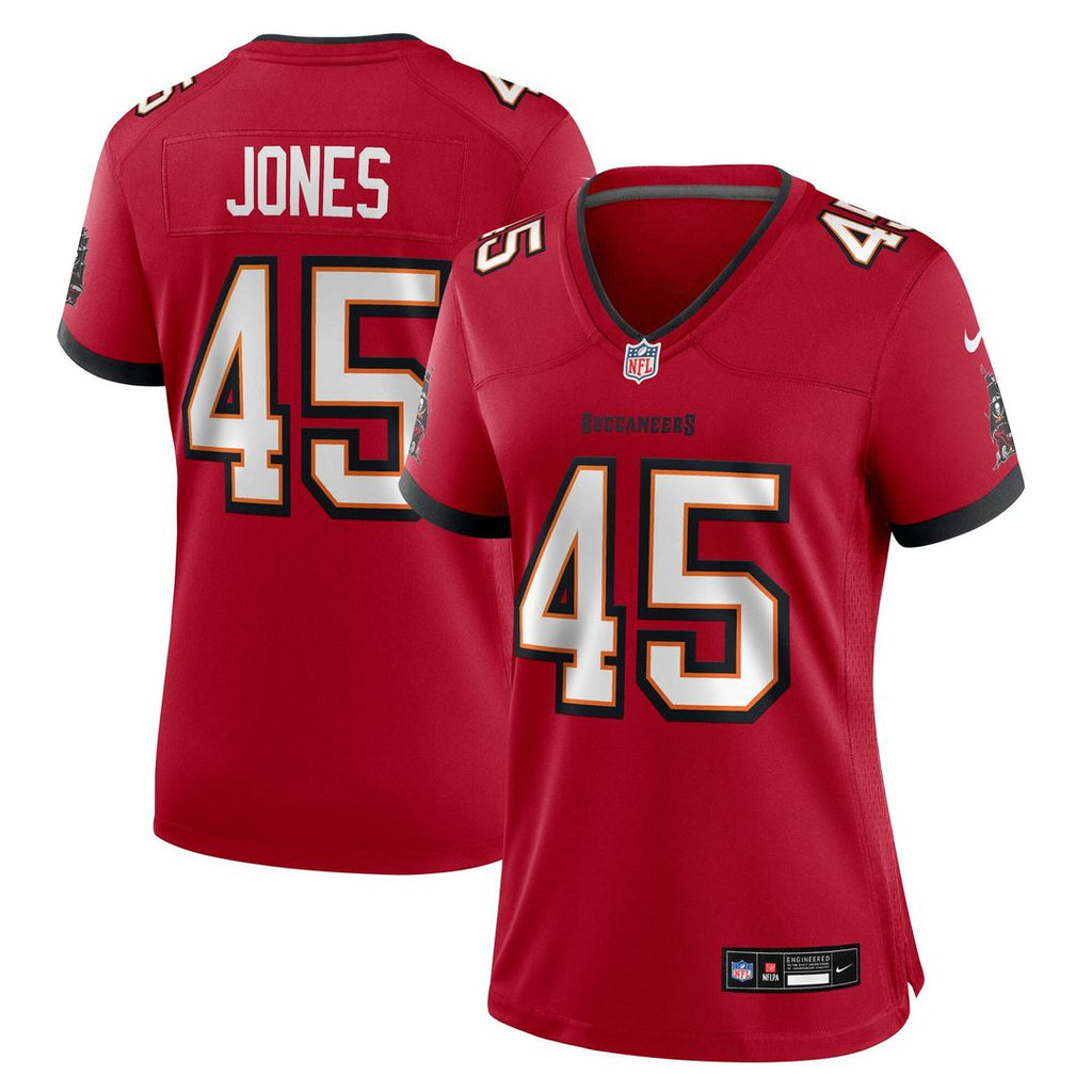 Deion Jones Tampa Bay Buccaneers Nike Women's Team Game Jersey - Red Official NFL Team Apparel Football Fan Gear