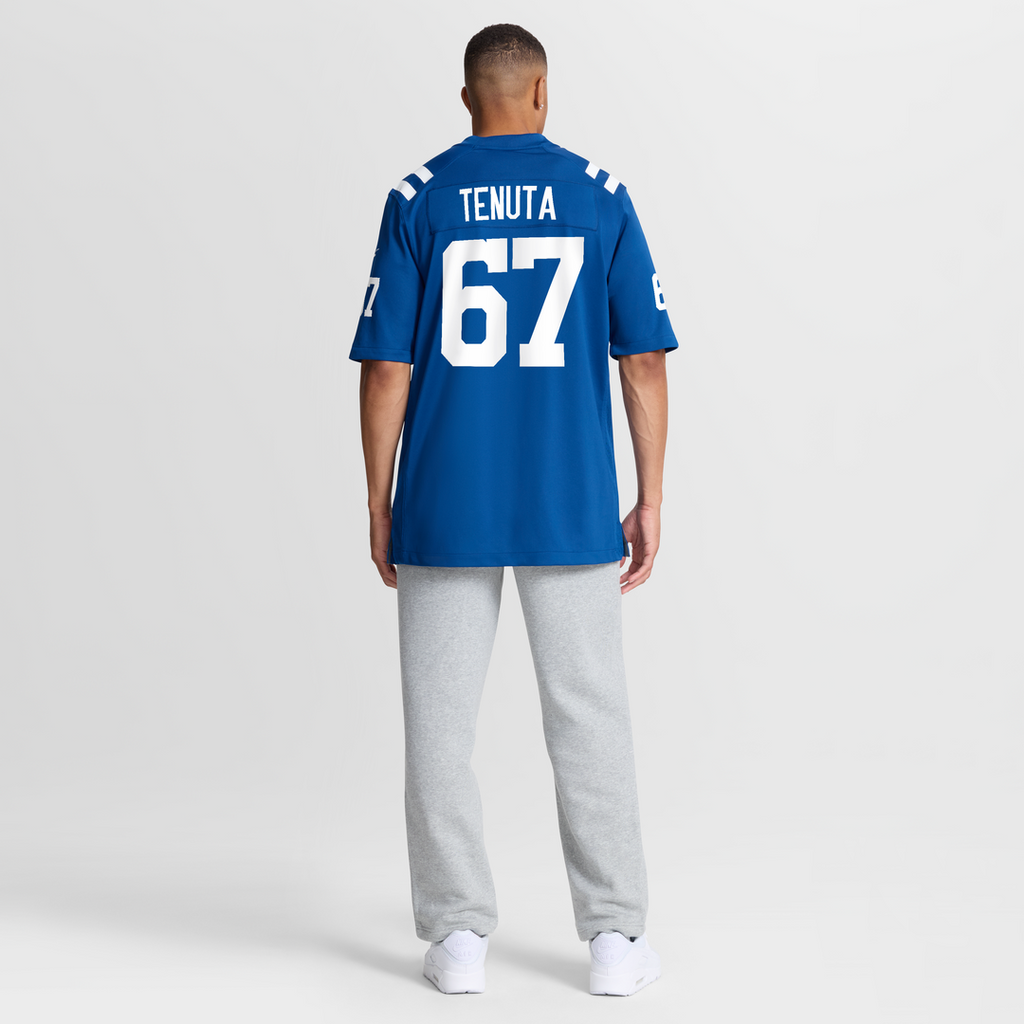 Luke Tenuta Indianapolis Colts Nike Team Game Jersey - Royal Official NFL Team Apparel Football Fan Gear