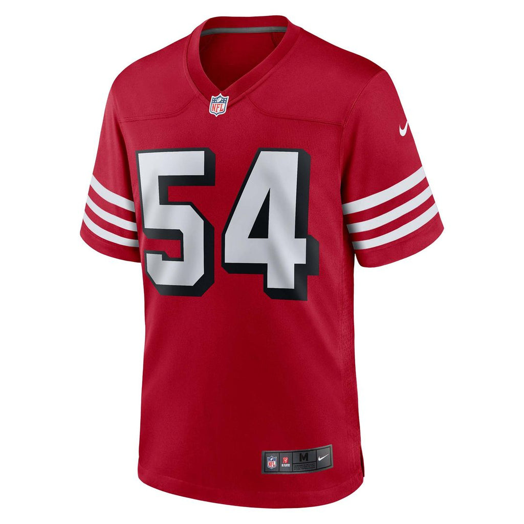 Fred Warner San Francisco 49ers Nike Alternate Game Jersey - Scarlet Official NFL Team Apparel Football Fan Gear