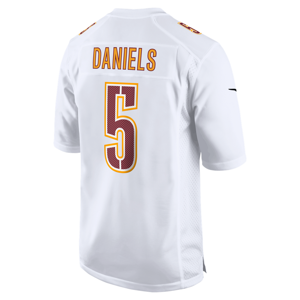 Jayden Daniels Washington Commanders Nike Fashion Jersey - Tundra White Official NFL Team Apparel Football Fan Gear