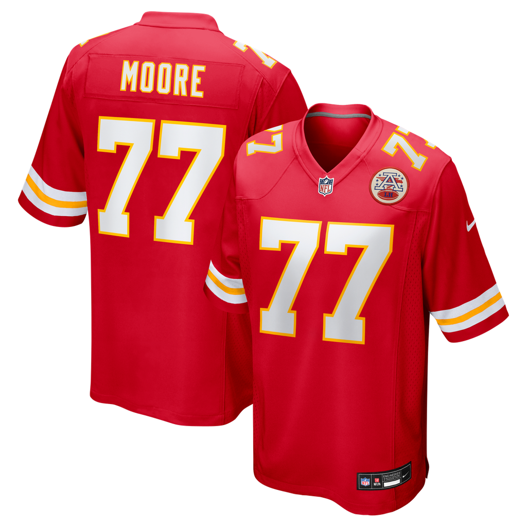 Jaylon Moore Kansas City Chiefs Nike Team Game Jersey - Red Official NFL Team Apparel Football Fan Gear