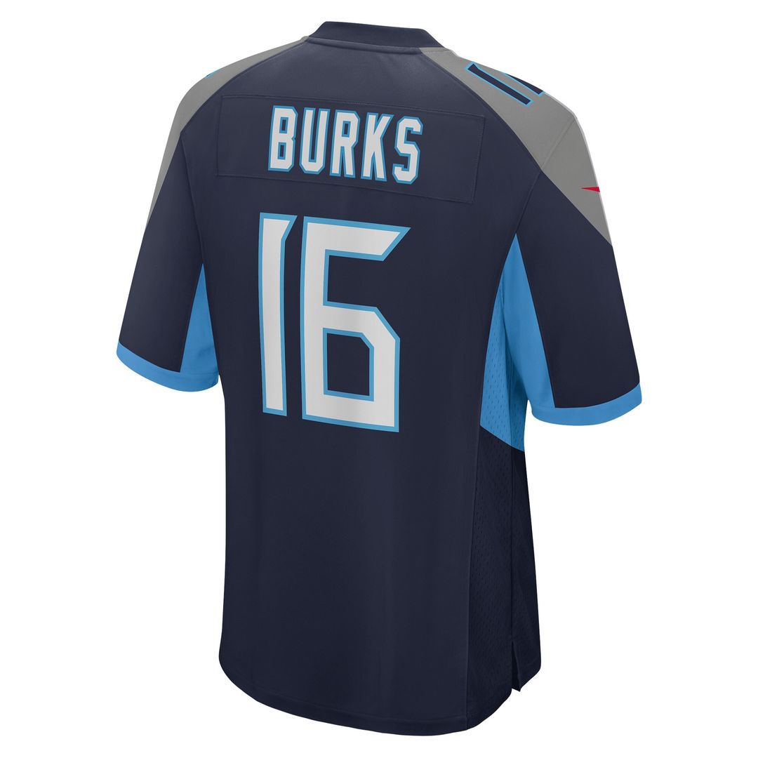 Treylon Burks Tennessee Titans Nike Player Game Jersey - Navy Official NFL Team Apparel Football Fan Gear