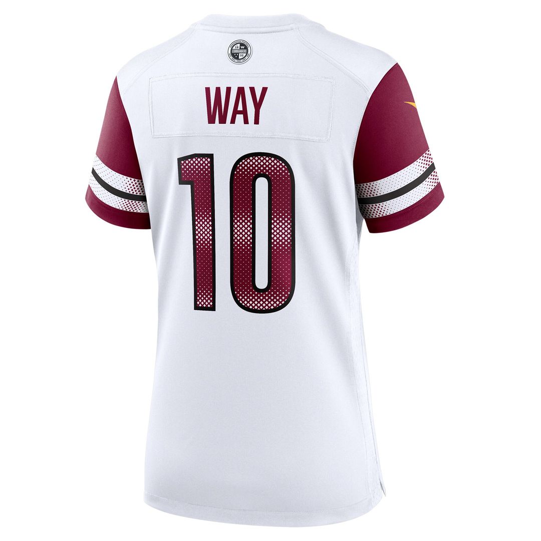 Tress Way Washington Commanders Nike Women's Team Game Jersey - Burgundy Official NFL Team Apparel Football Fan Gear