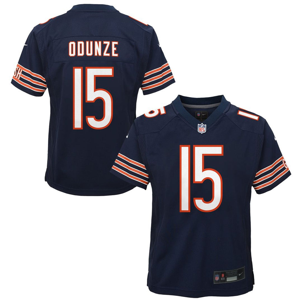 Rome Odunze Chicago Bears Nike Youth Game Jersey - Navy Official NFL Team Apparel Football Fan Gear