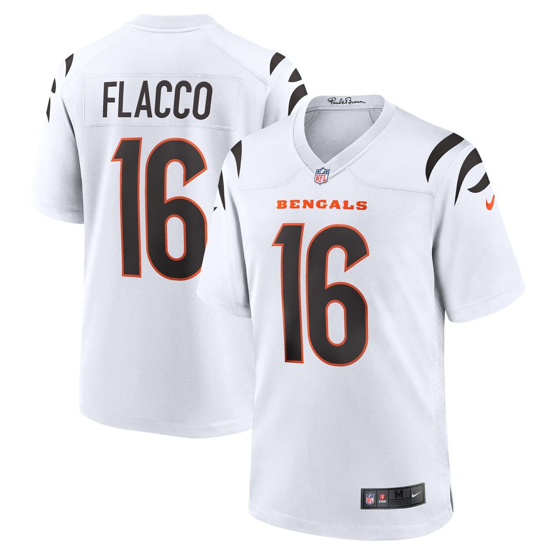 Joe Flacco Cincinnati Bengals Nike Alternate Game Jersey - Orange Official NFL Team Apparel Football Fan Gear