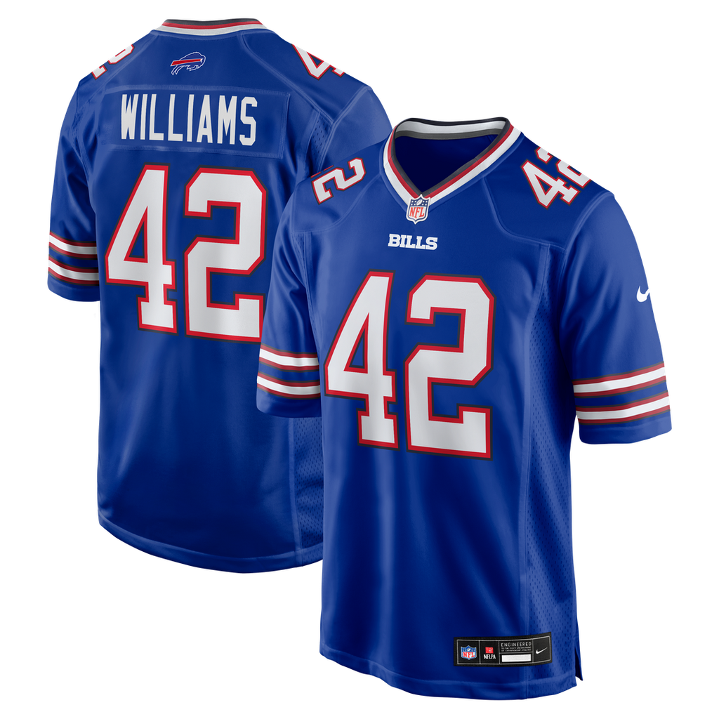 Dorian Williams Buffalo Bills Nike Home Game Jersey - Royal Official NFL Team Apparel Football Fan Gear