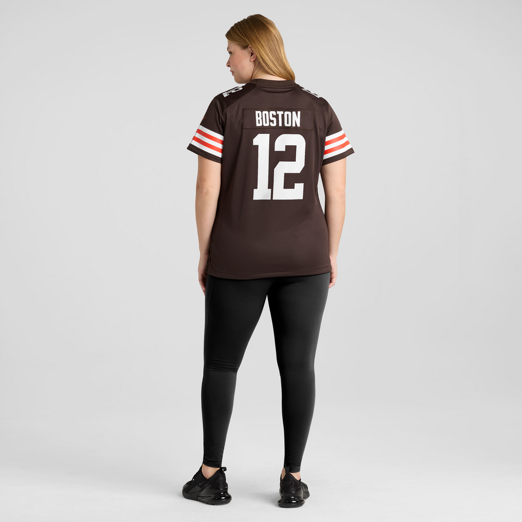 Denzel Boston Cleveland Browns Nike Women's Team Game Jersey - Brown Official NFL Team Apparel Football Fan Gear