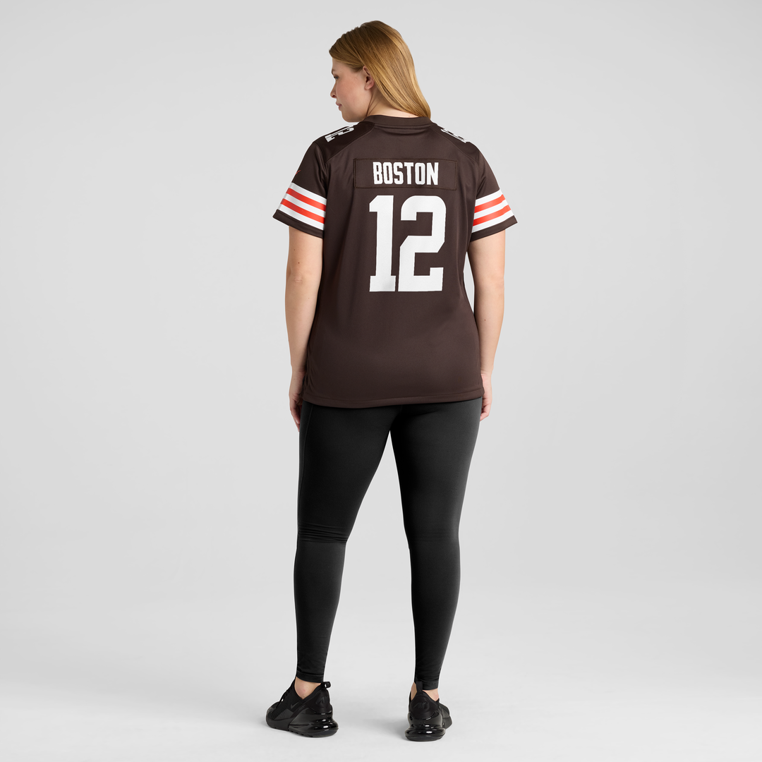 Denzel Boston Cleveland Browns Nike Women's Team Game Jersey - Brown Official NFL Team Apparel Football Fan Gear