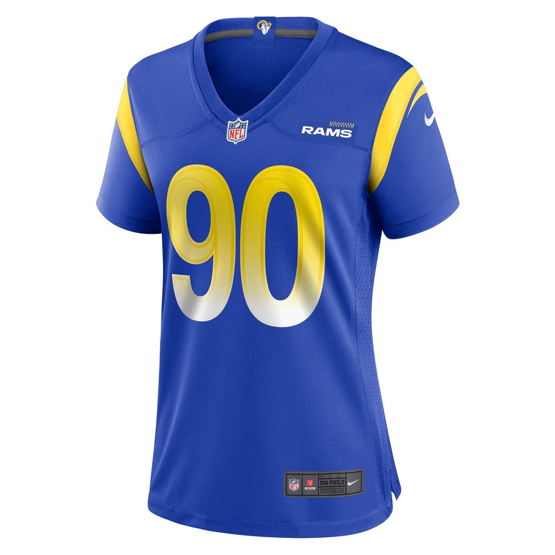 Tyler Davis Los Angeles Rams Nike Women's Game Jersey - Royal Official NFL Team Apparel Football Fan Gear