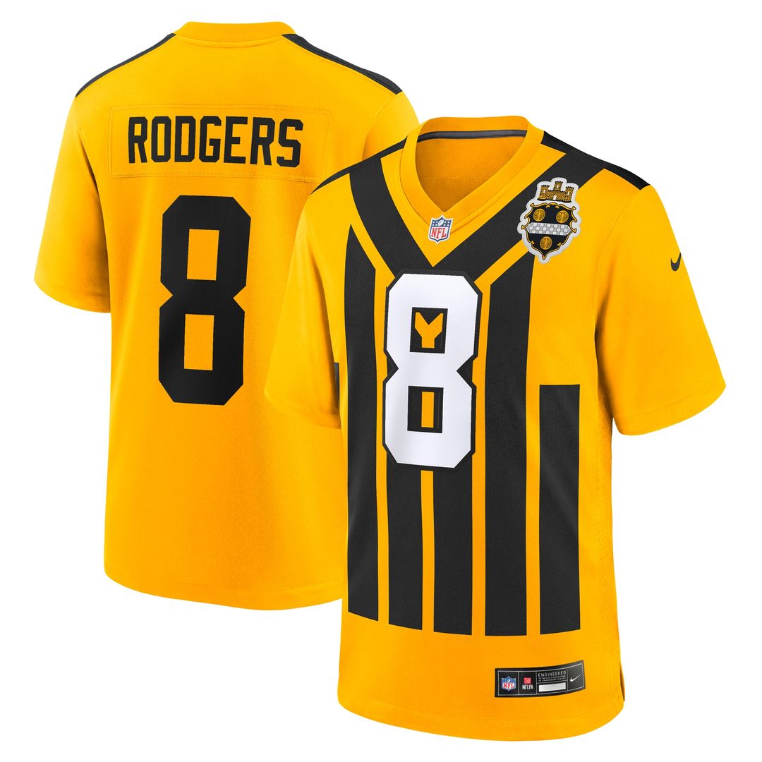 Aaron Rodgers Pittsburgh Steelers Nike Game Jersey - White Official NFL Team Apparel Football Fan Gear