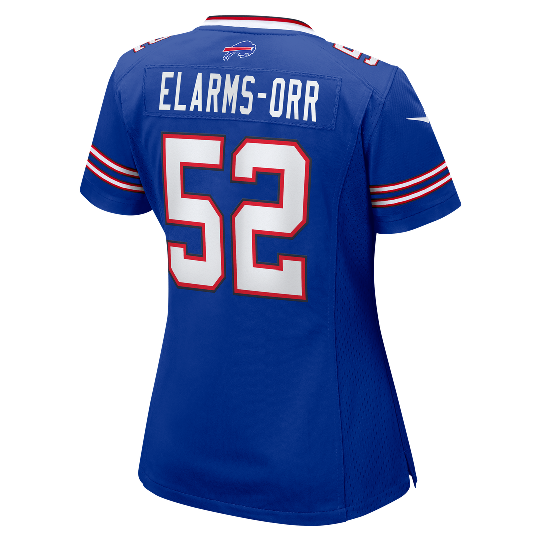 Kaleb Elarms-Orr Buffalo Bills Nike Women's Team Game Jersey - Royal Official NFL Team Apparel Football Fan Gear