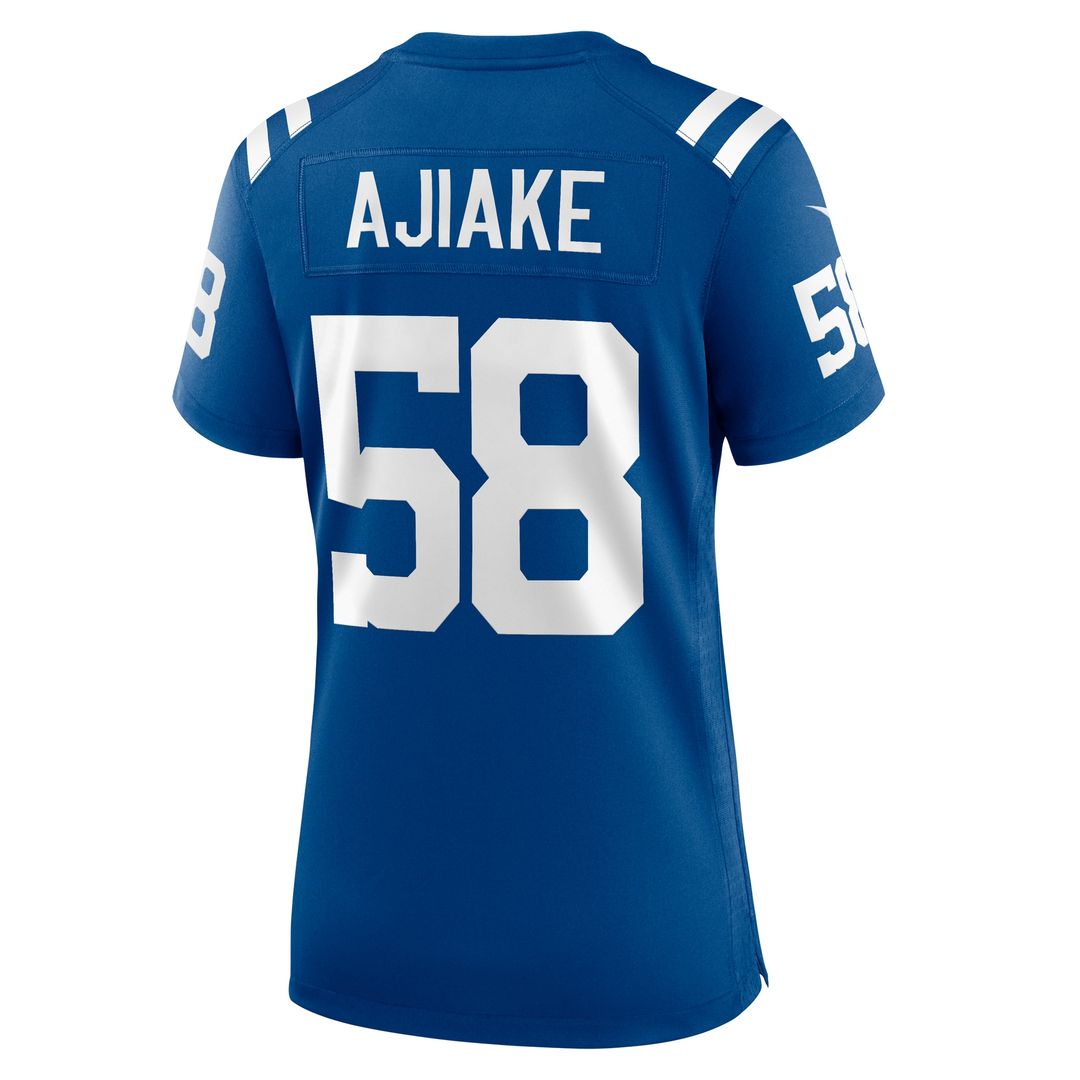 Austin Ajiake Indianapolis Colts Nike Women's Game Jersey - Royal Official NFL Team Apparel Football Fan Gear