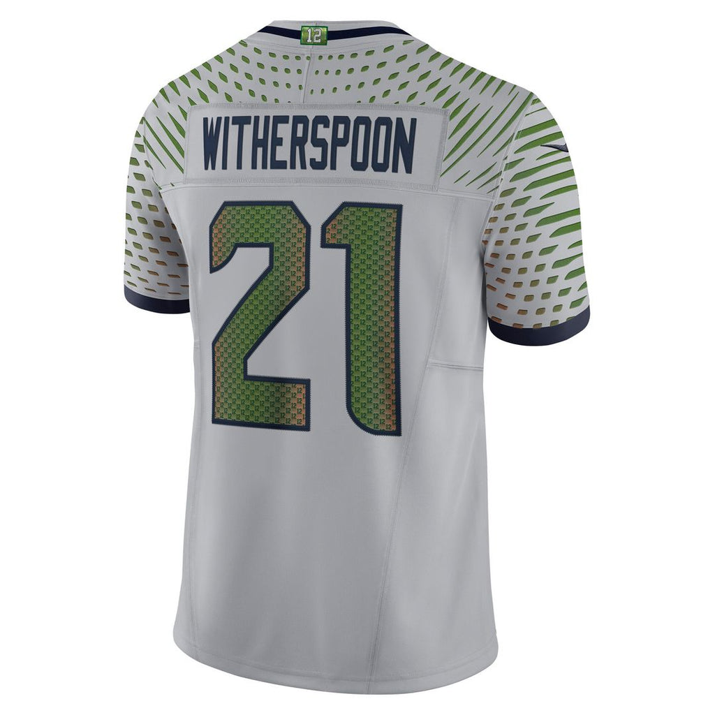Devon Witherspoon Seattle Seahawks Nike 2025 Rivalries Collection Stitched Limited Jersey - Wolf Gray Official NFL Team Apparel Football Fan Gear