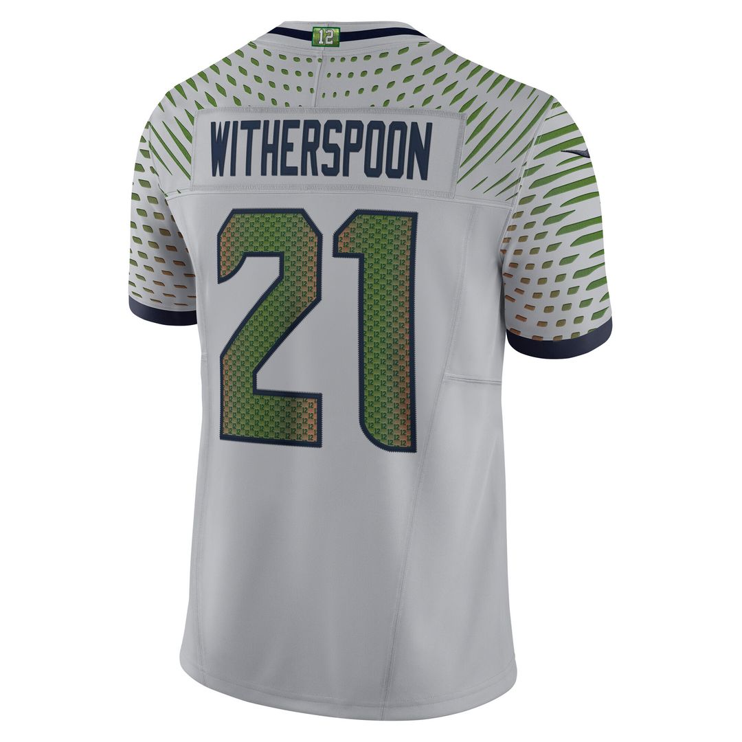 Devon Witherspoon Seattle Seahawks Nike 2025 Rivalries Collection Stitched Limited Jersey - Wolf Gray Official NFL Team Apparel Football Fan Gear