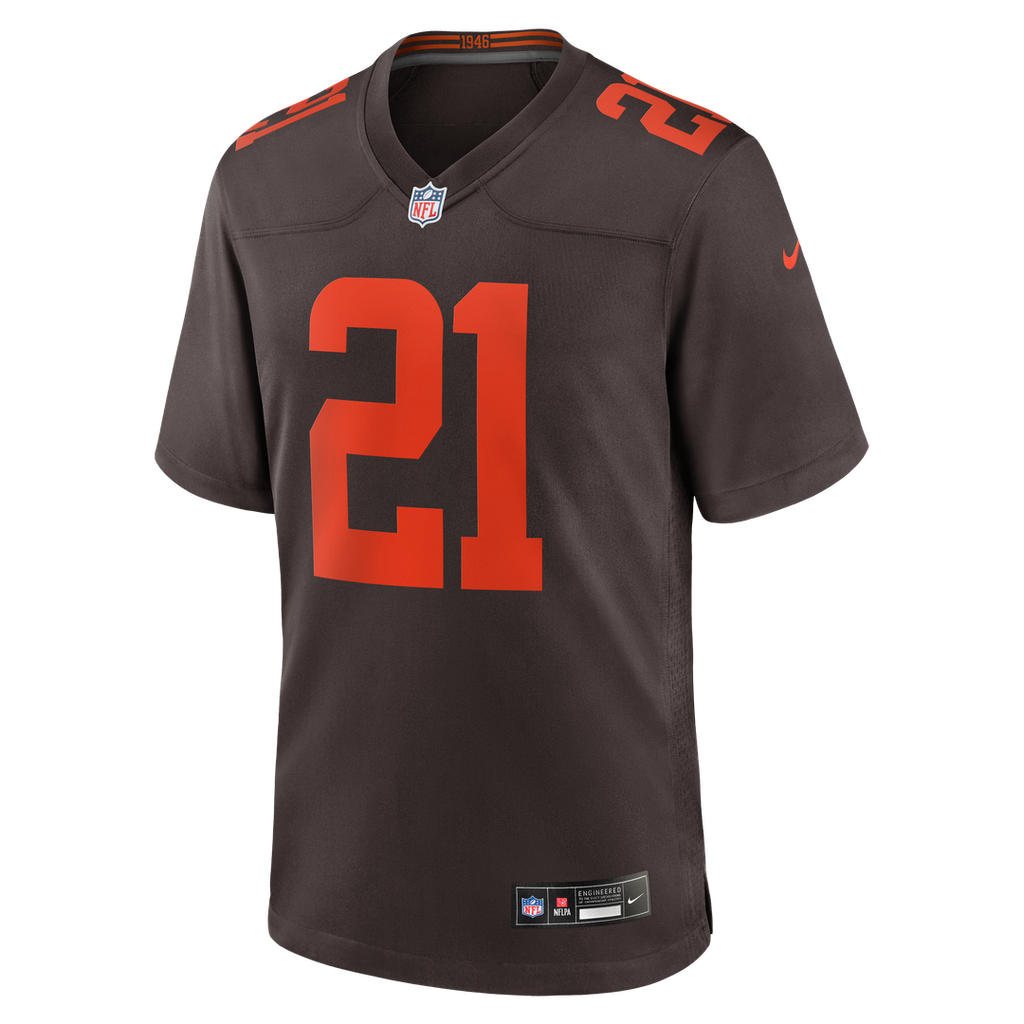 Denzel Ward Cleveland Browns Nike Alpha Dawg Game Jersey - Brown Official NFL Team Apparel Football Fan Gear
