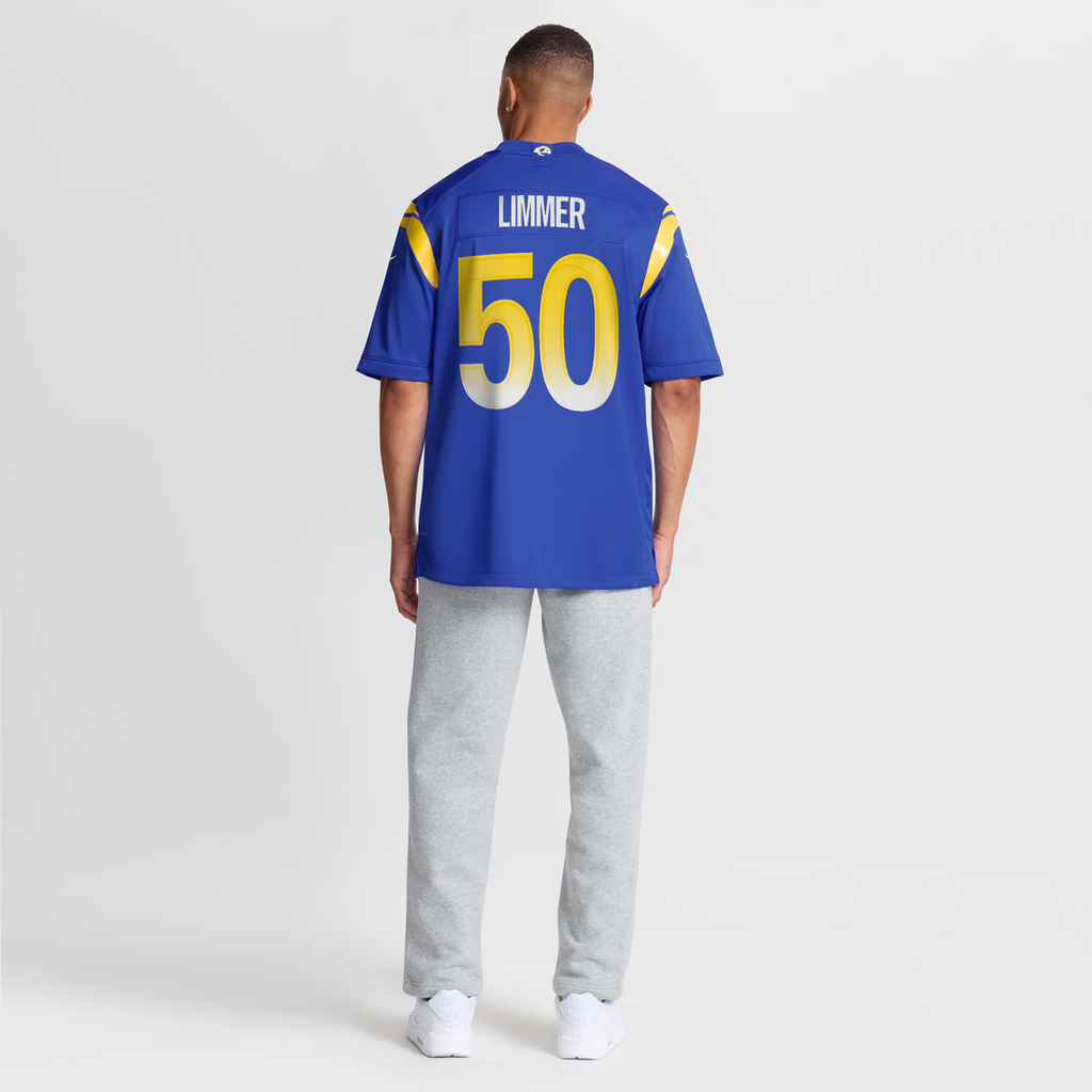 Beaux Limmer Los Angeles Rams Nike Team Game Jersey - Royal Official NFL Team Apparel Football Fan Gear