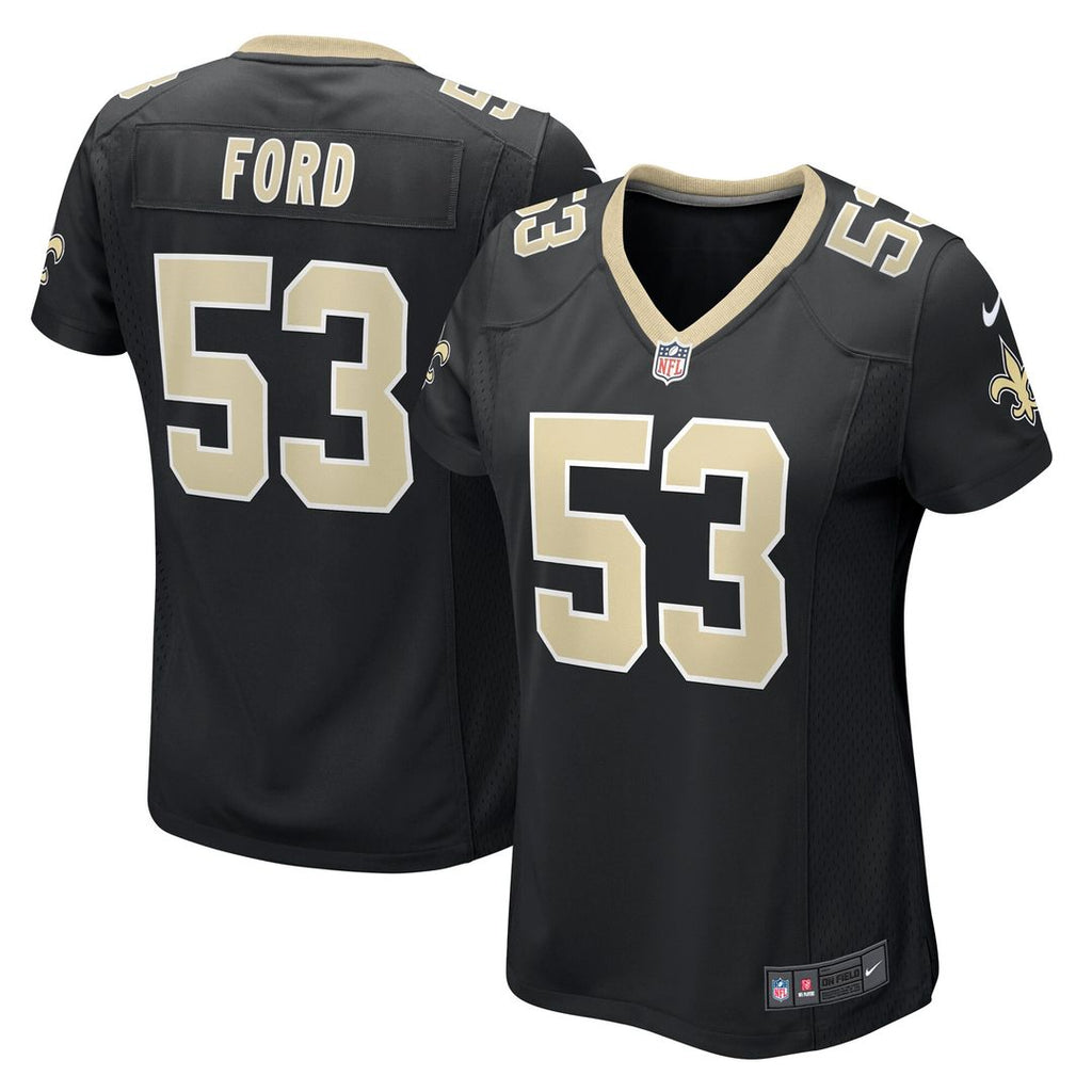 Jaylan Ford New Orleans Saints Nike Women's Game Jersey - Black Official NFL Team Apparel Football Fan Gear
