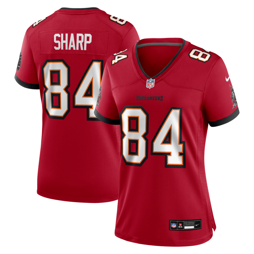 Bauer Sharp Tampa Bay Buccaneers Nike Women's Team Game Jersey - Red Official NFL Team Apparel Football Fan Gear