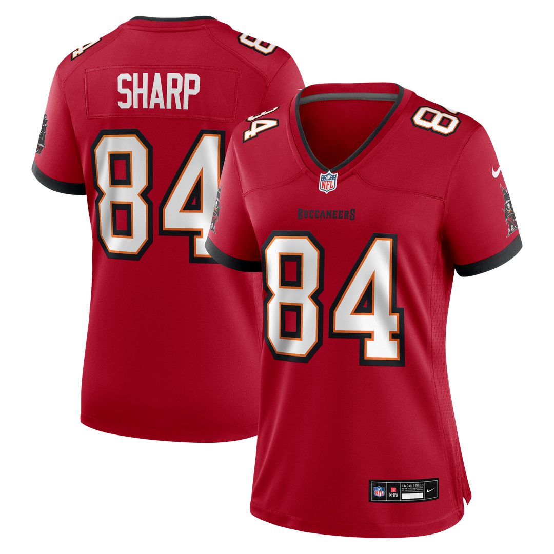 Bauer Sharp Tampa Bay Buccaneers Nike Women's Team Game Jersey - Red Official NFL Team Apparel Football Fan Gear