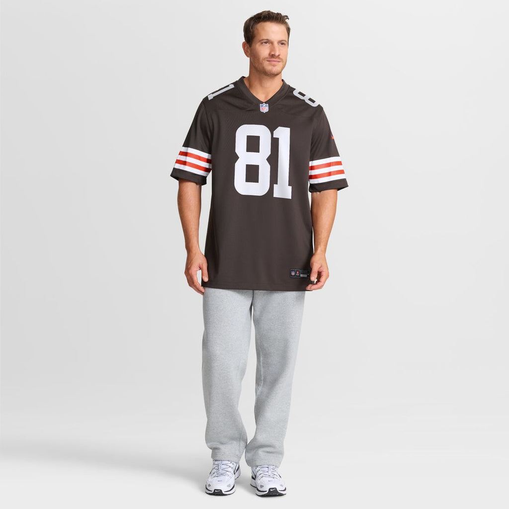 Luke Floriea Cleveland Browns Nike Team Game Jersey - Brown Official NFL Team Apparel Football Fan Gear