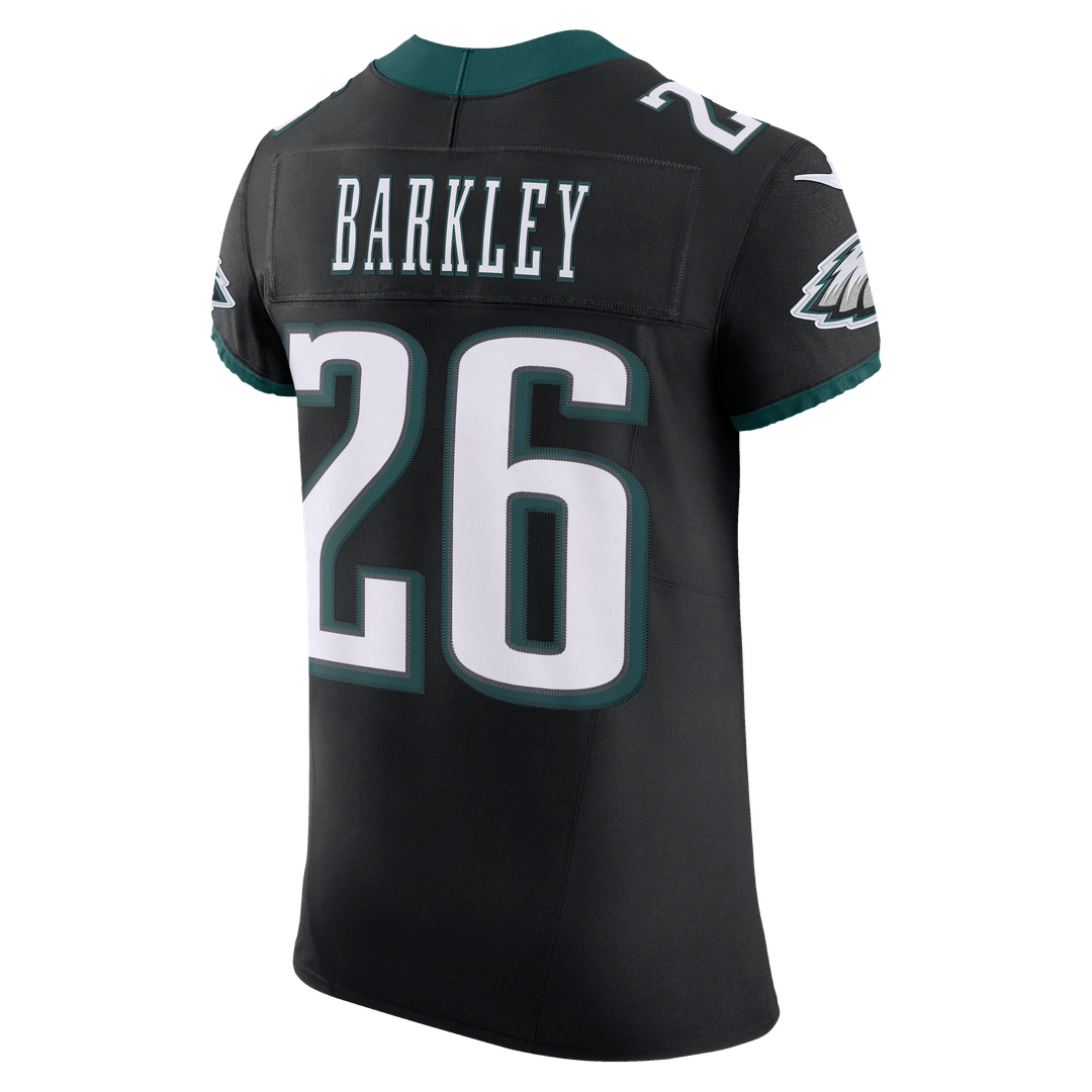 Saquon Barkley Philadelphia Eagles Nike Alternate Vapor F.U.S.E. Elite Jersey - Black Official NFL Team Apparel Football Fan Gear