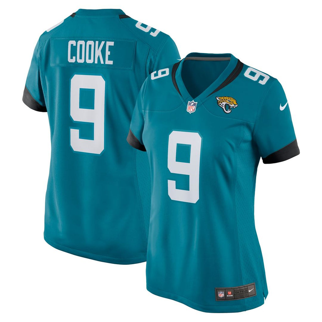 Logan Cooke Jacksonville Jaguars Nike Women's Game Jersey - Teal Official NFL Team Apparel Football Fan Gear