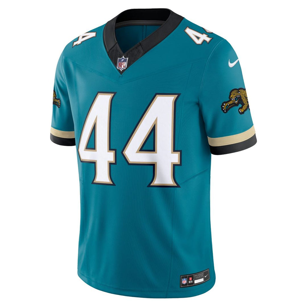 Travon Walker Jacksonville Jaguars Nike Prowler Throwback Vapor F.U.S.E. Limited Jersey - Teal Official NFL Team Apparel Football Fan Gear