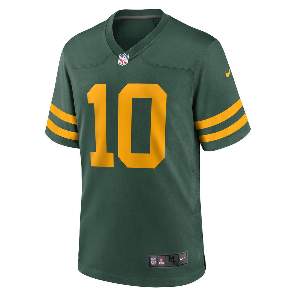 Jordan Love Green Bay Packers Nike Alternate Game Jersey - Green Official NFL Team Apparel Football Fan Gear