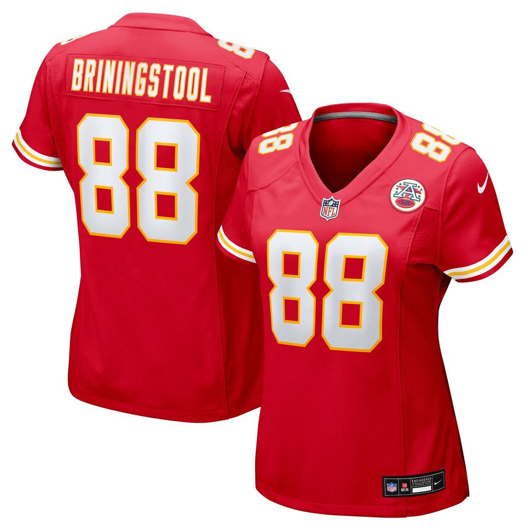 Jake Briningstool Kansas City Chiefs Nike Women's Team Game Jersey - Red Official NFL Team Apparel Football Fan Gear