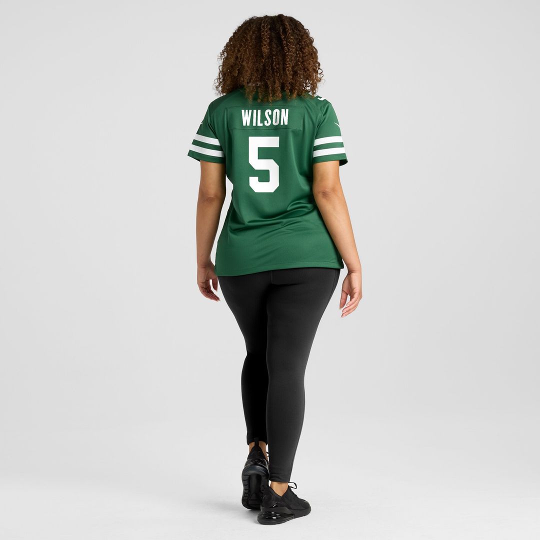 Garrett Wilson New York Jets Nike Women's Alternate Game Jersey - Legacy Black Official NFL Team Apparel Football Fan Gear