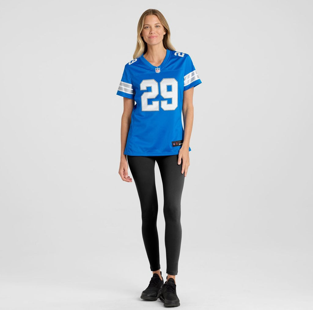 Avonte Maddox Detroit Lions Nike Women's Team Game Jersey - Blue Official NFL Team Apparel Football Fan Gear