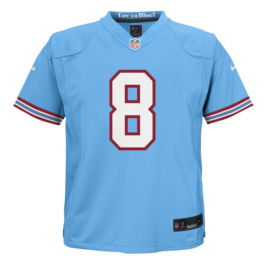 Will Levis Tennessee Titans Nike Toddler Alternate Oilers Throwback Game Jersey - Light Blue Official NFL Team Apparel Football Fan Gear